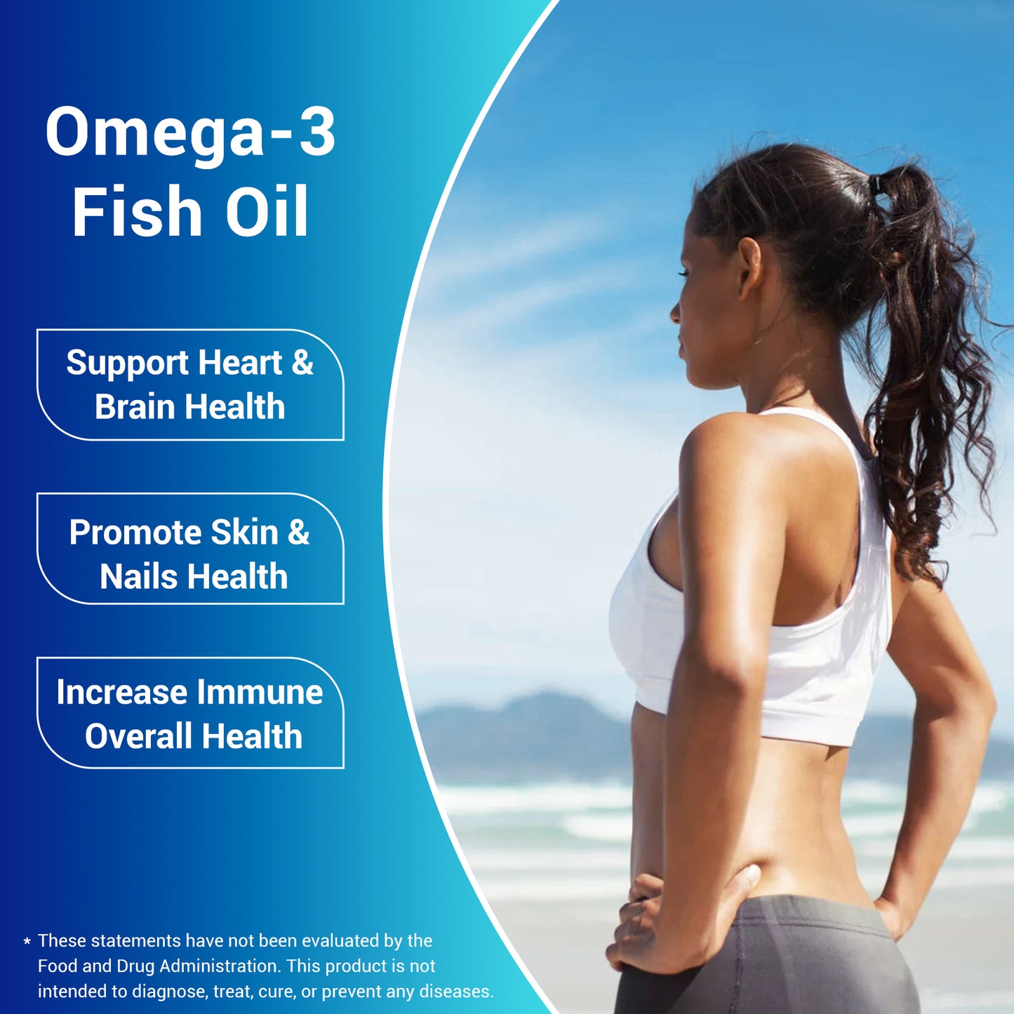 BIO NUTRI Triple Strength 3000 mg Fish Oil Supplements, with EPA & DHA, Support Heart, Brain & Skin and Eye Health, 120 Soft gels- Edible Capsule Healthcare
