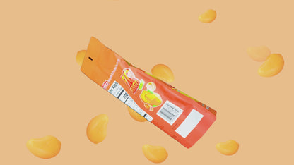MetaVita Peelable Mango Gummy - 40 Large Pieces, Juicy & Chewy, Real Mango Taste, Resealable Pack - Perfect for Kids & Adults, Holiday Gift, Party Favor, Snacking Pick, Novelty Foreign Candy